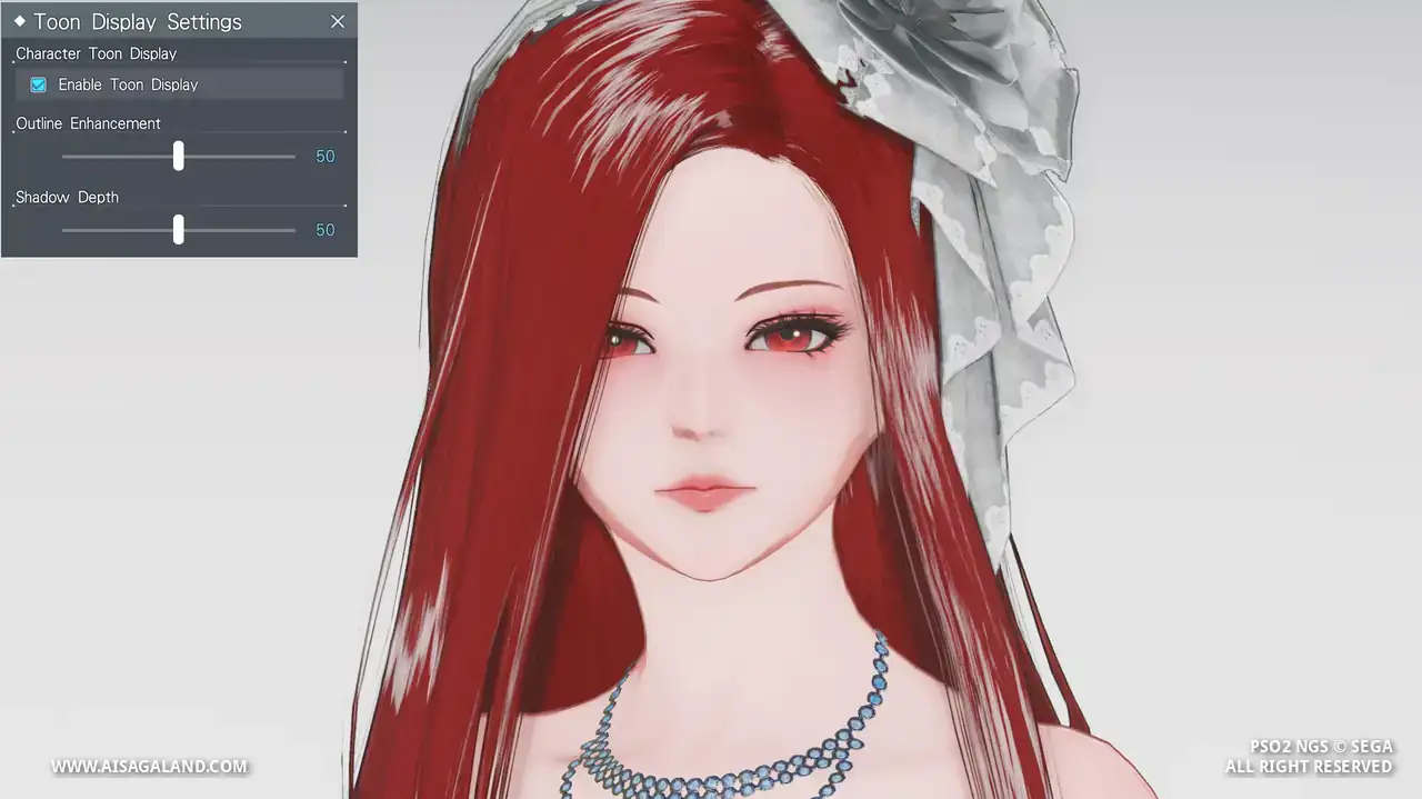 Shader character view