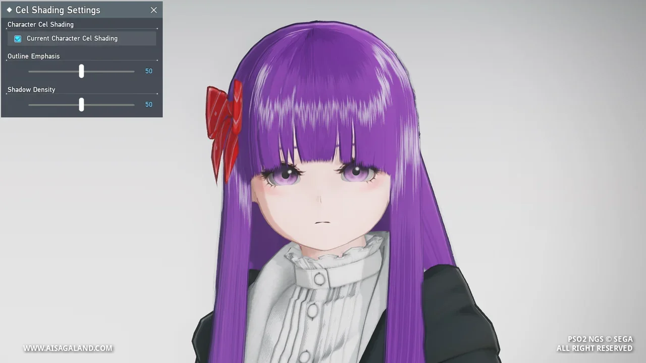Shader character view