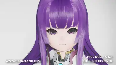 PSO2 NGS Character Creation - Fern Compact download result preview