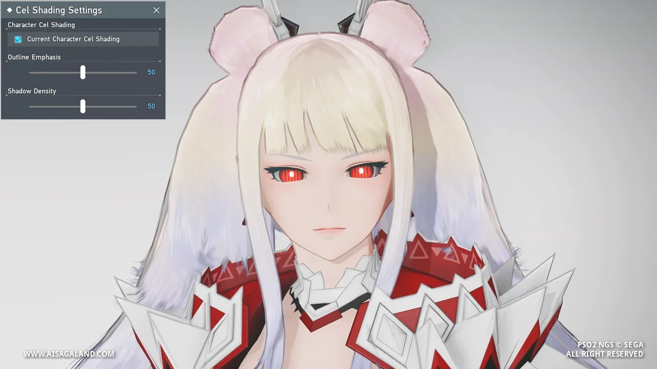 Shader character view