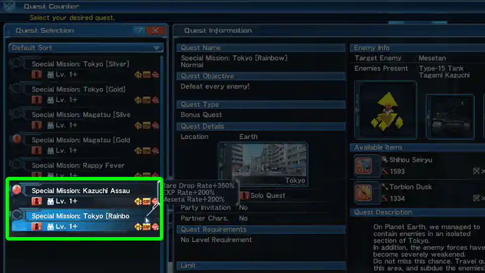 Bonus Key Quest